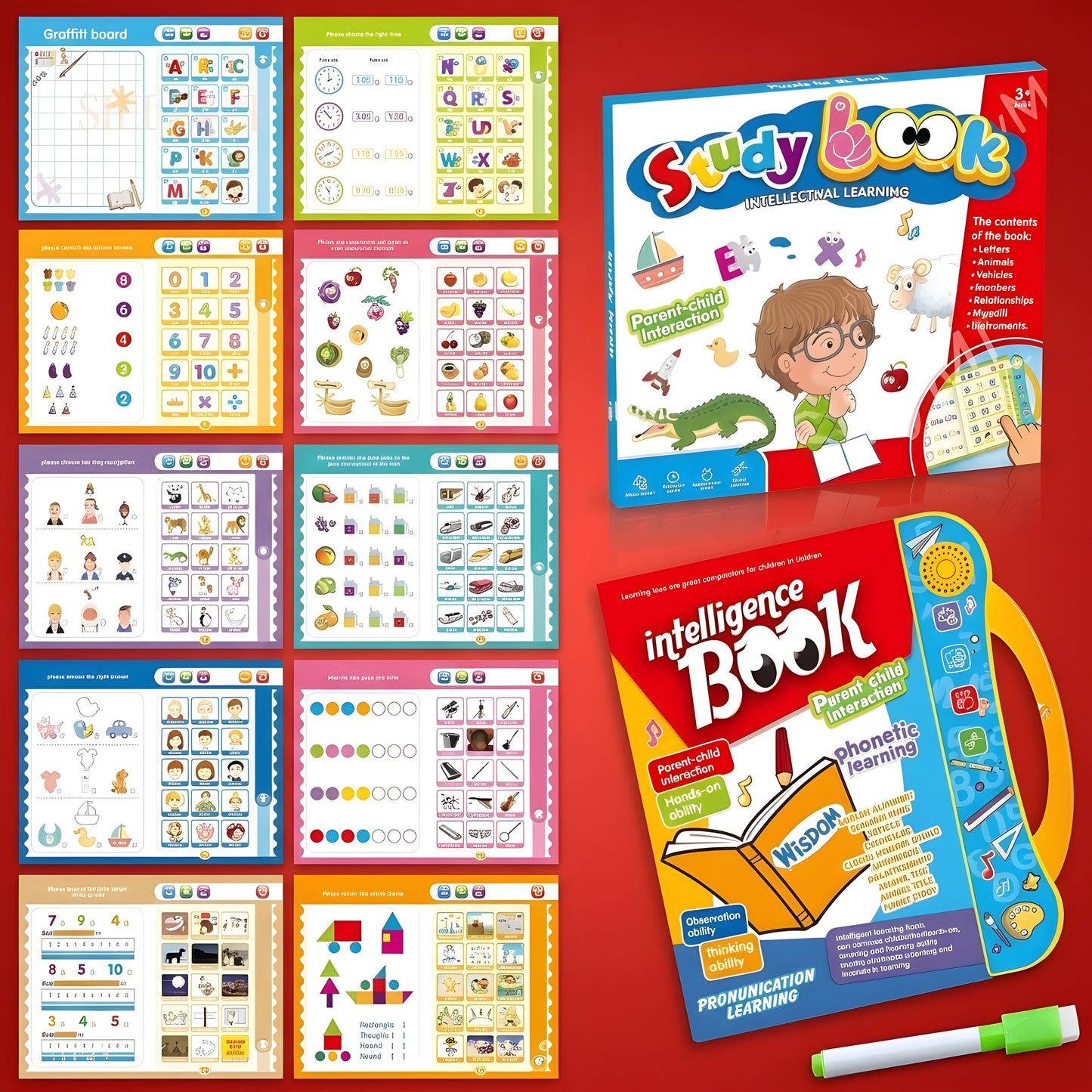 Kids Intelligence Booster Book With Sound